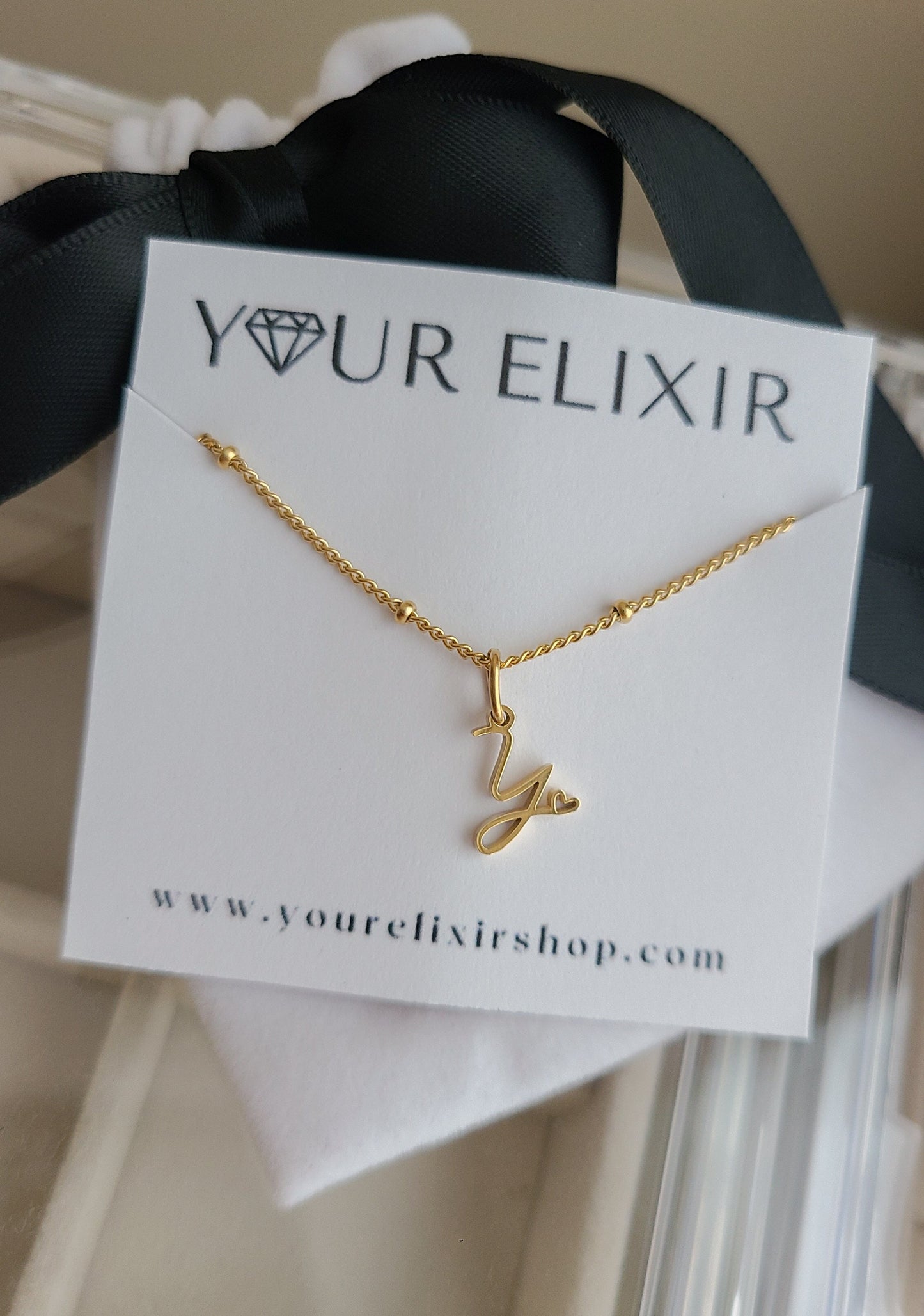 Personalized Gold Initial Pendant