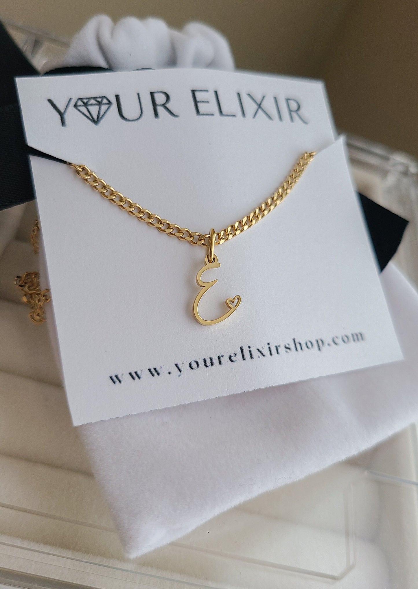 Personalized Gold Initial Pendant