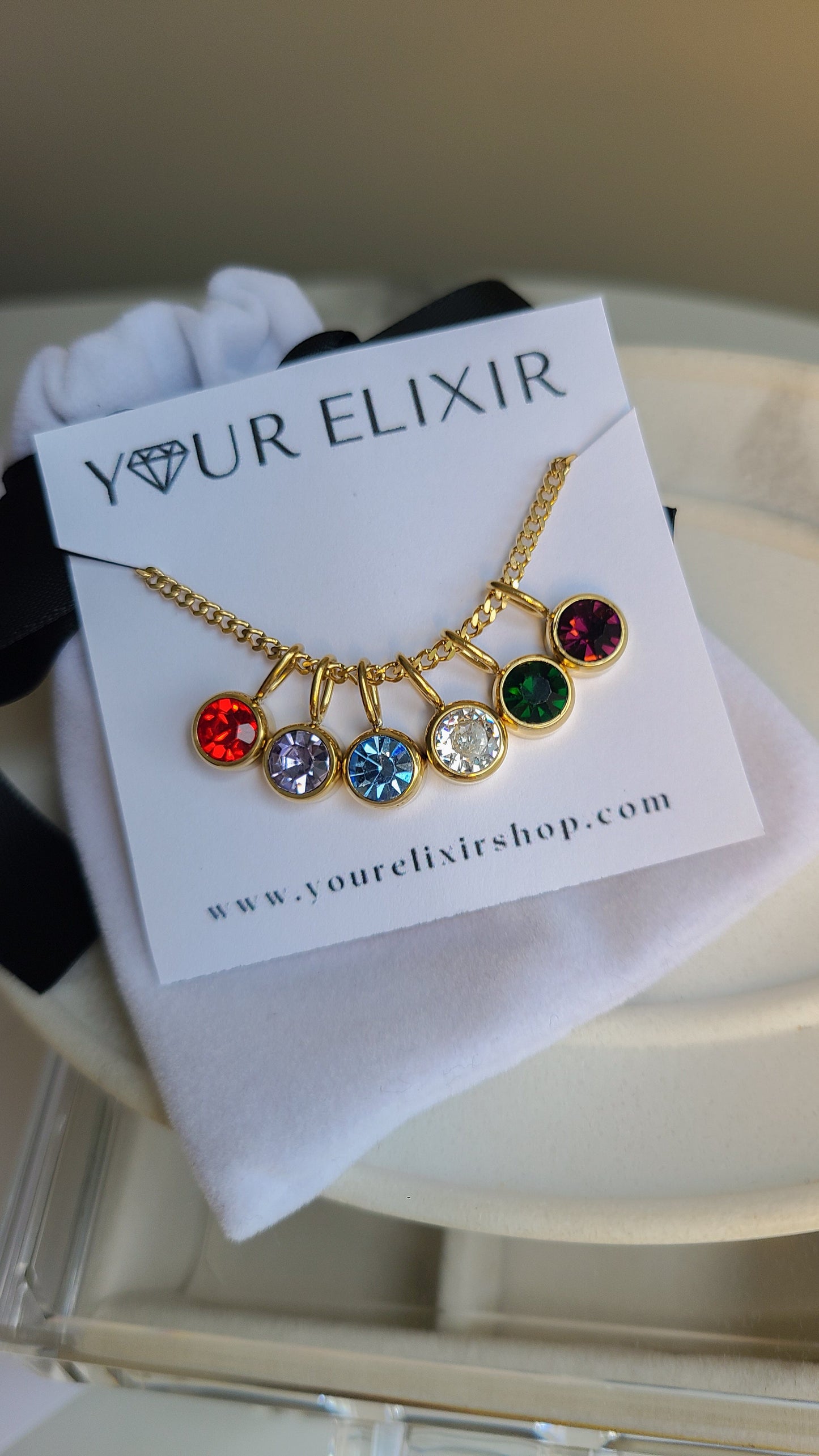 Birthstone Gems Necklace