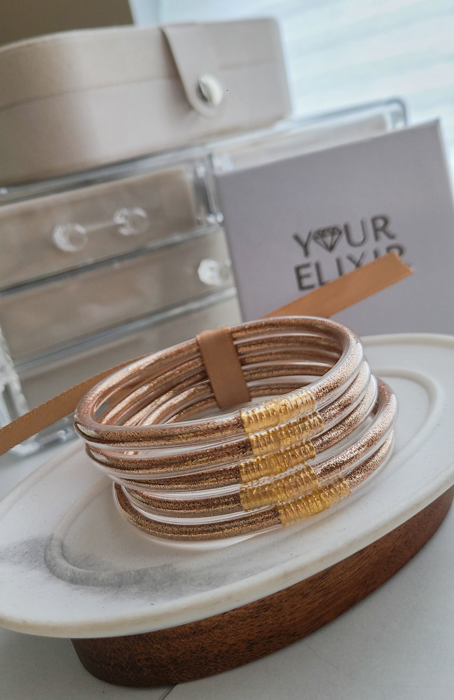 Classic Jelly Bangle Bracelets