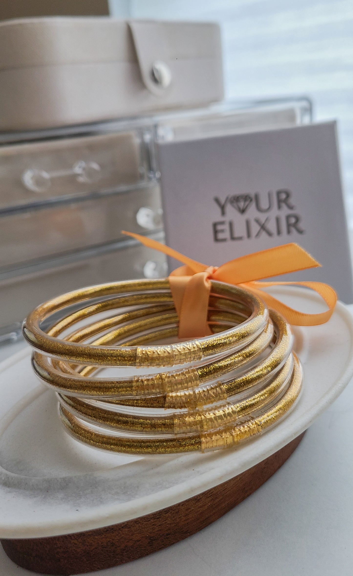 Classic Jelly Bangle Bracelets