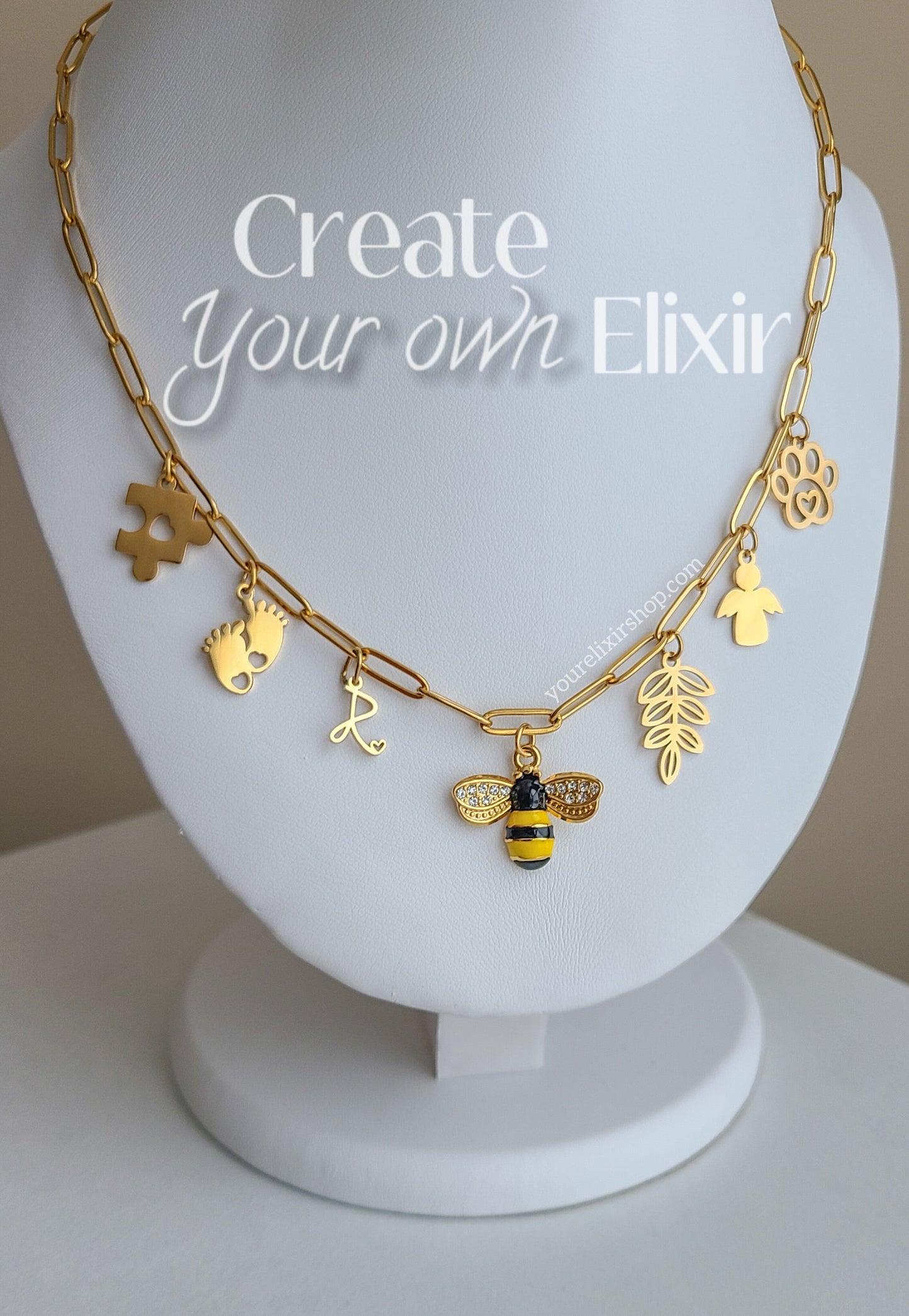 Personalized Gold Initial Pendant