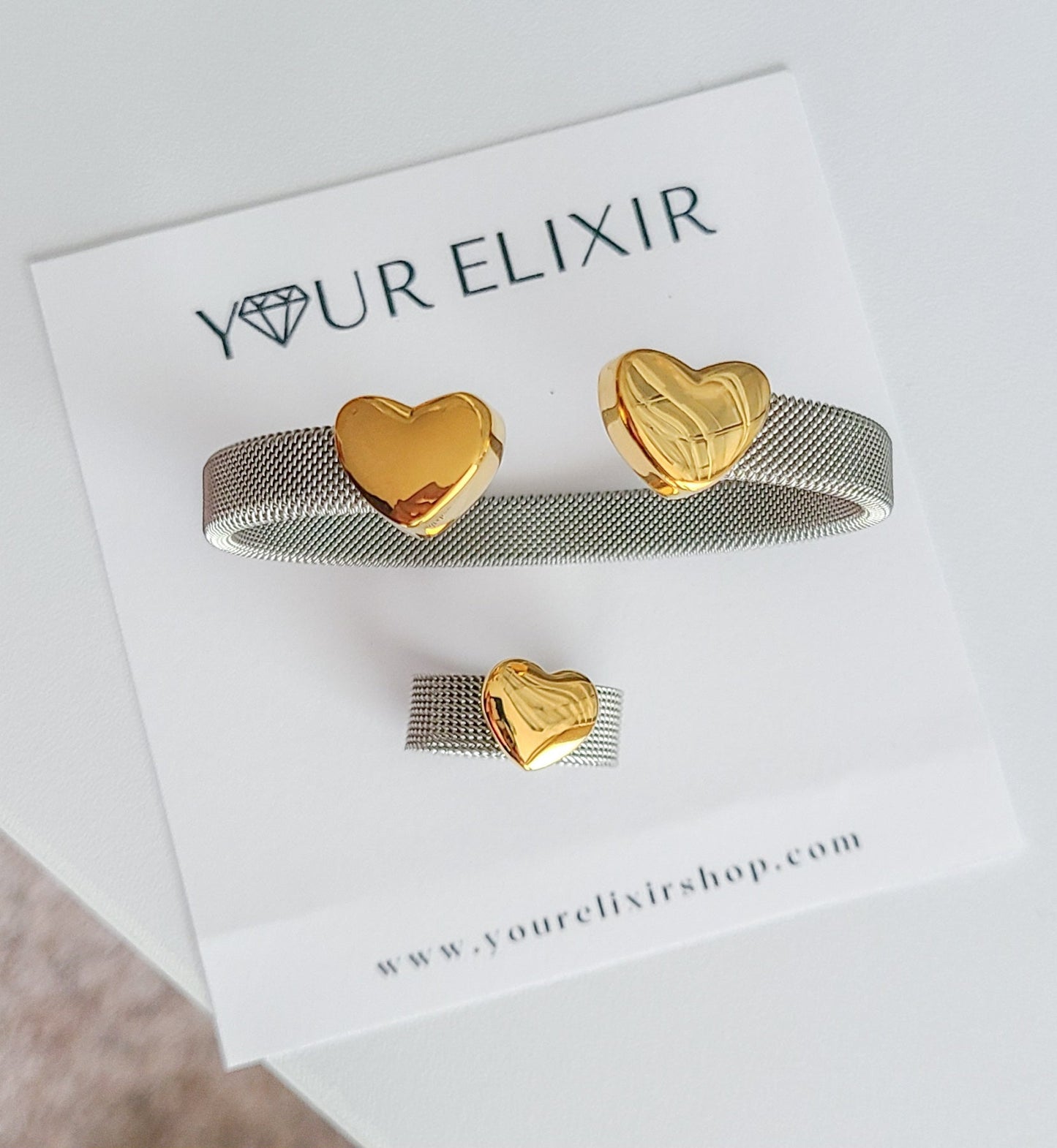 Golden Heart Bracelet