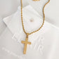 Faithful Gold Cross necklace