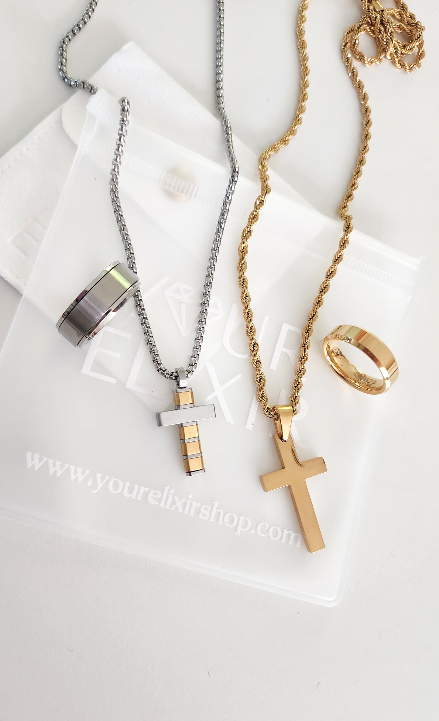 Faithful Gold Cross necklace