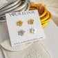 Amapola Flower Stud Earrings