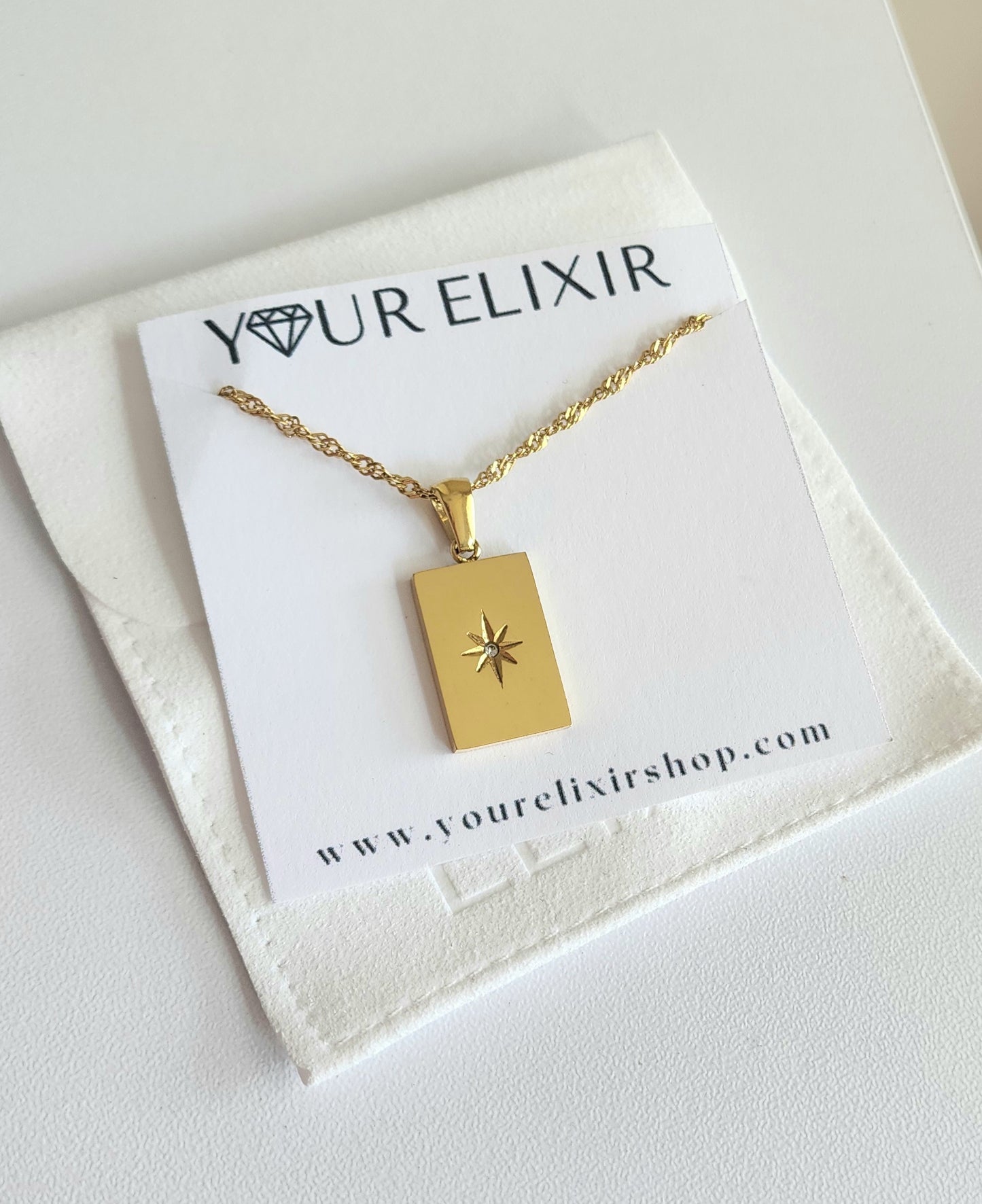 Zircon Star Necklace