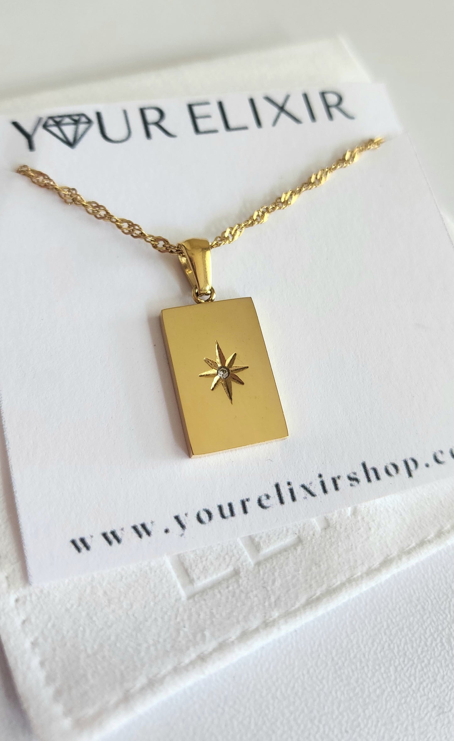 Zircon Star Necklace