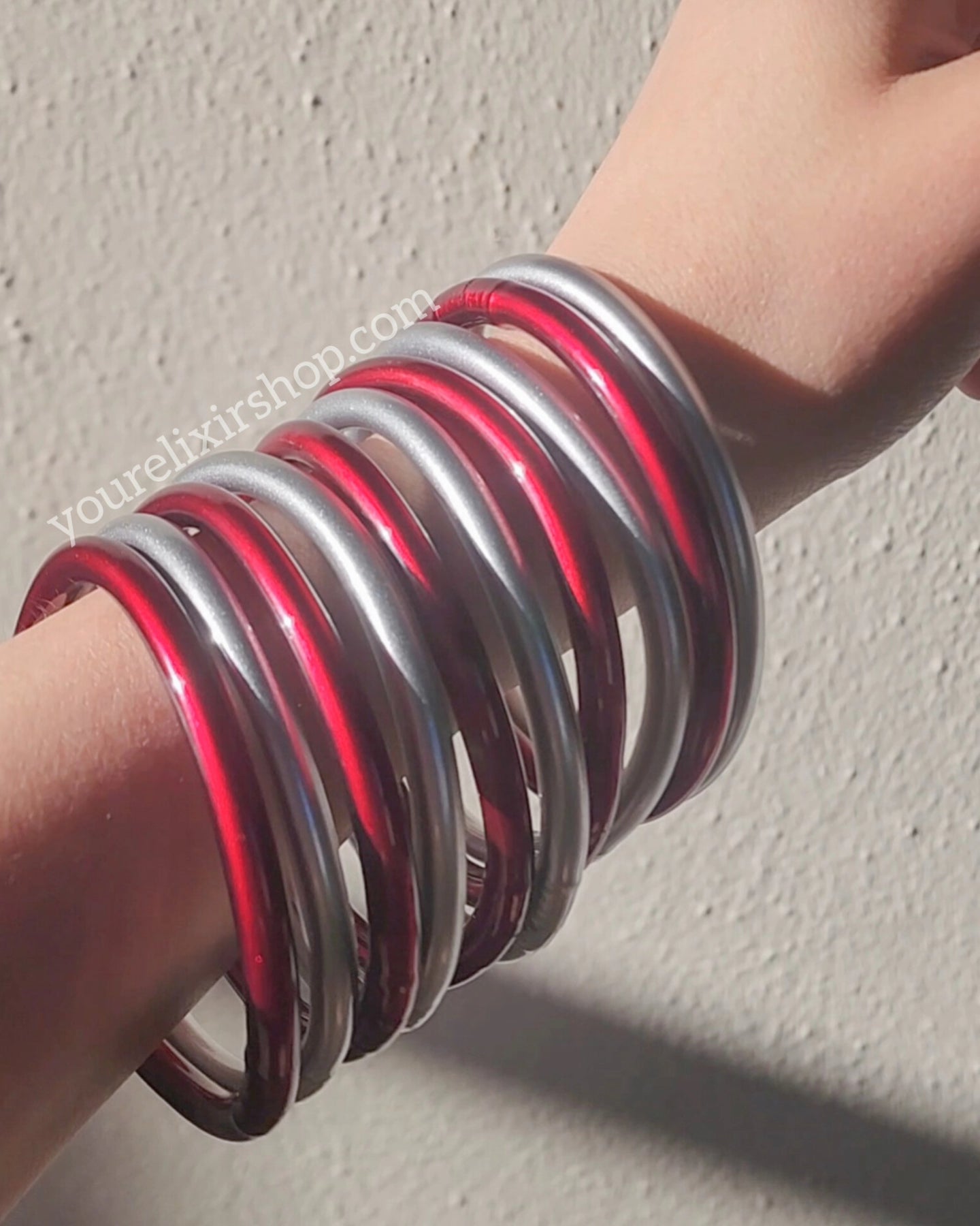 Matte Jelly Bangle Bracelets