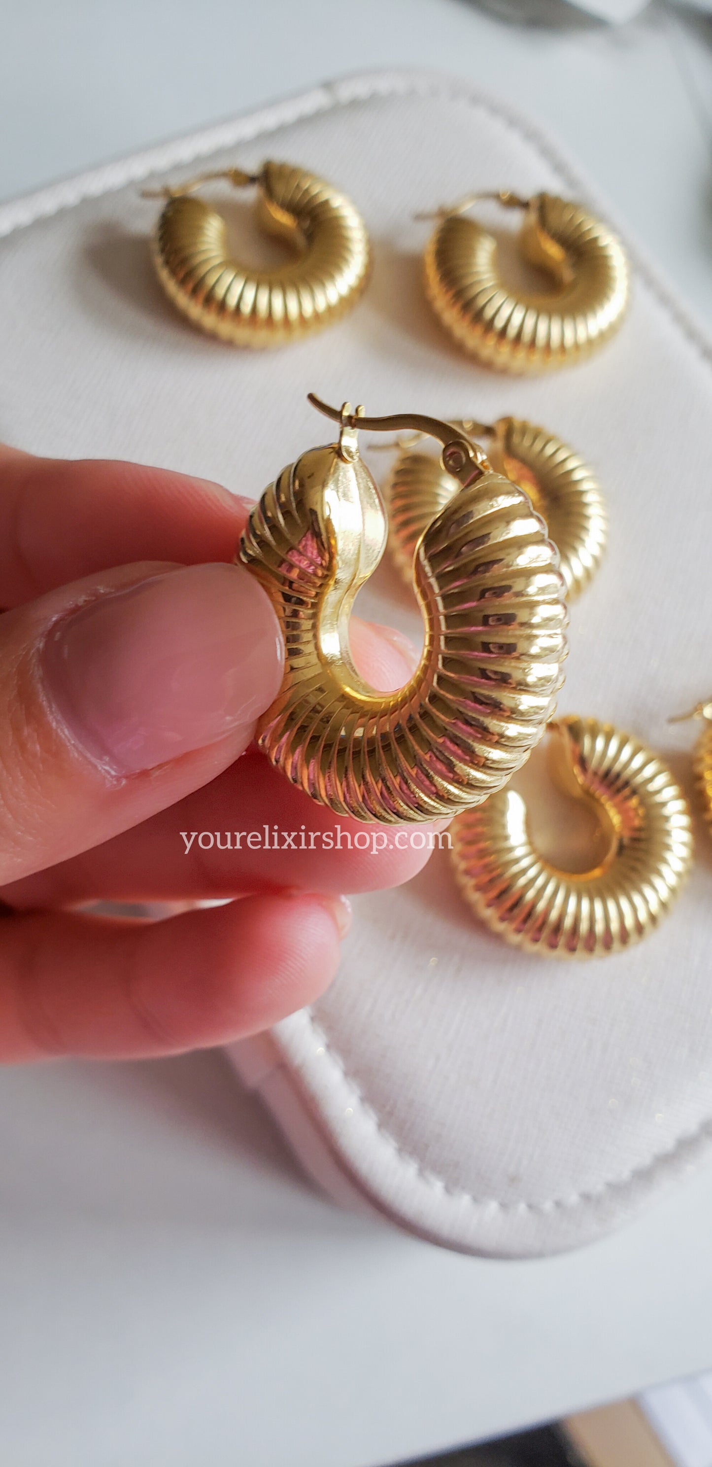 Mia hoops earrings