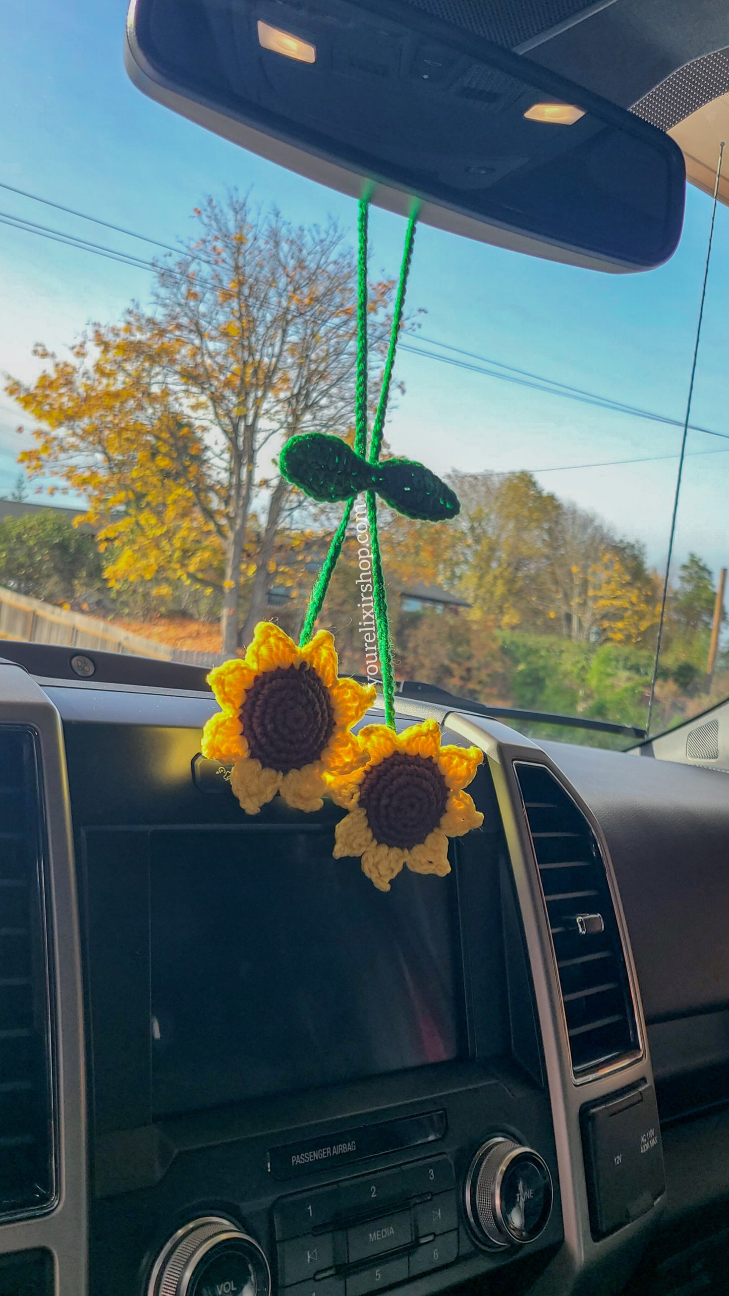 Hanging crochet Sunflowers 🌻