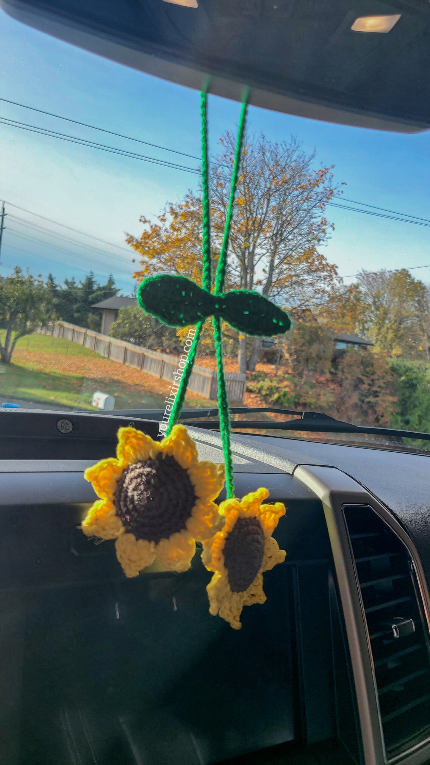 Hanging crochet Sunflowers 🌻