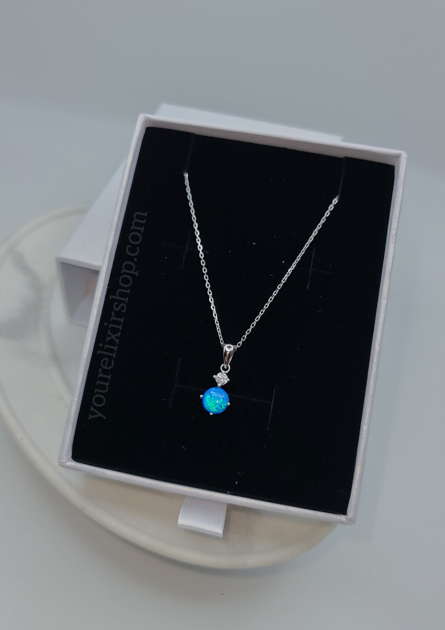 Sterling Silver Aqua Dreams Necklace