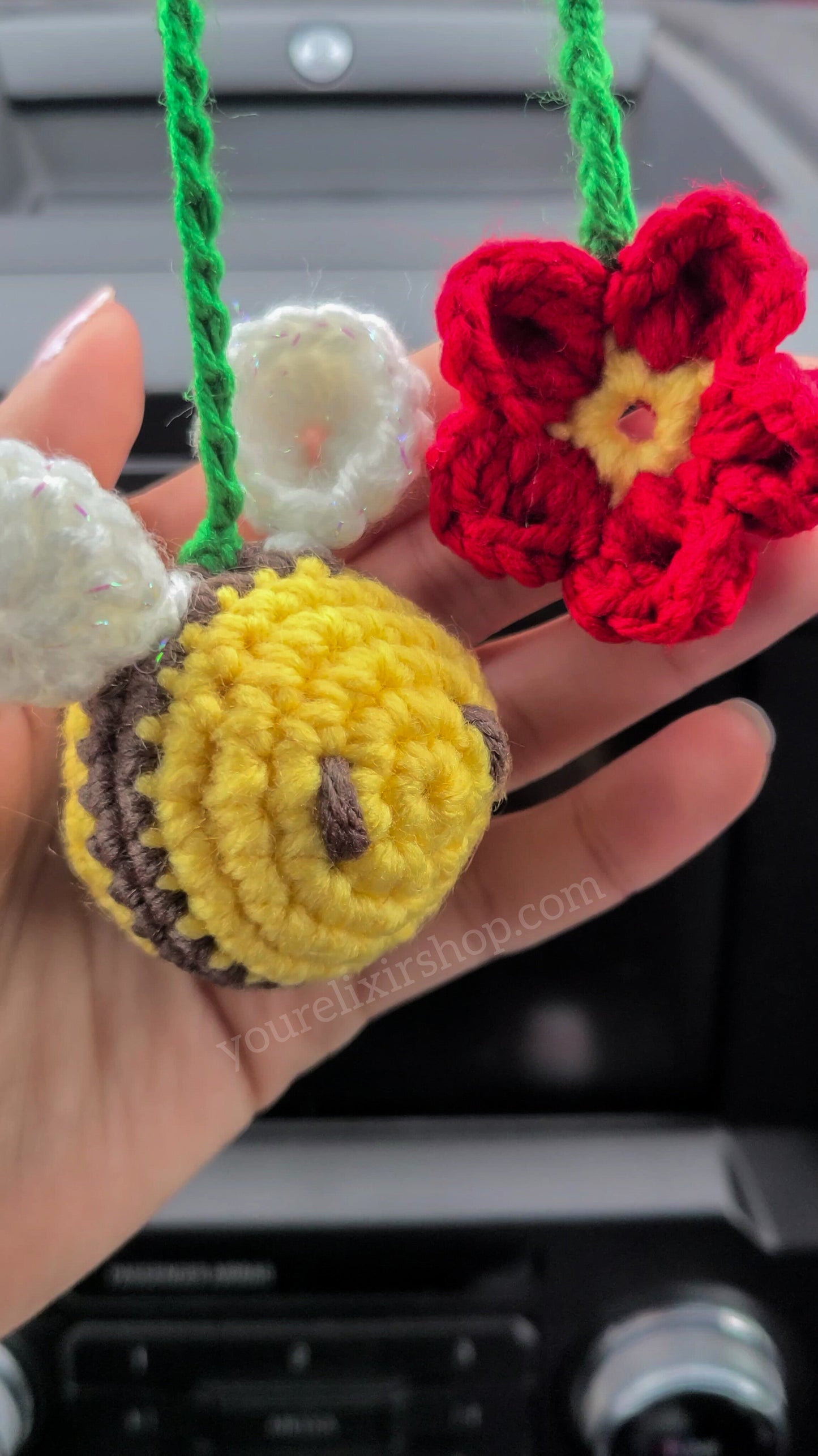 Bundle Hanging crochet & Bee Ring🐝