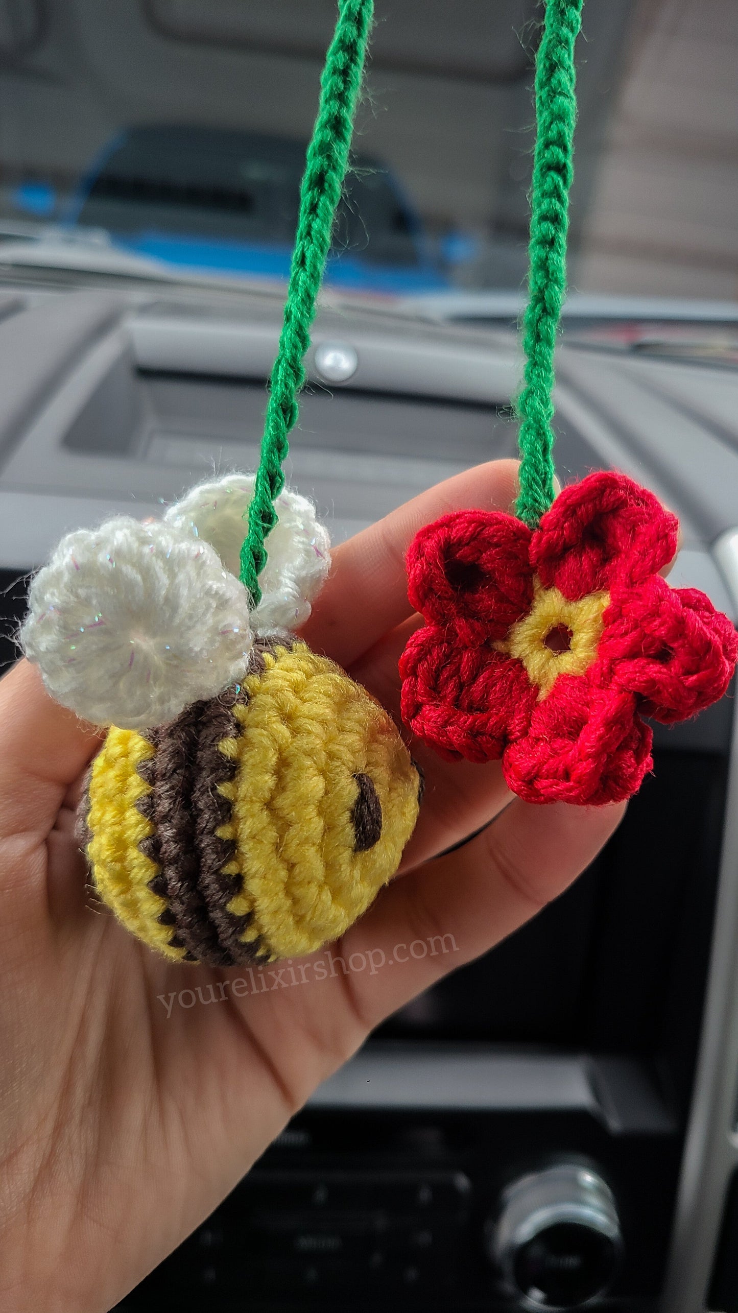 Bundle Hanging crochet & Bee Ring🐝