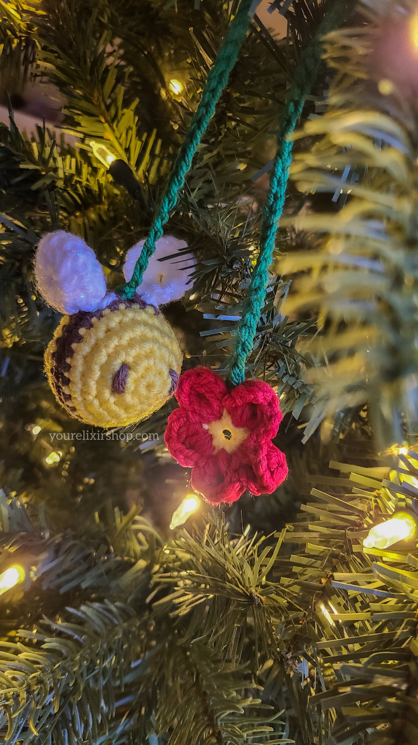 Bundle Hanging crochet & Bee Ring🐝