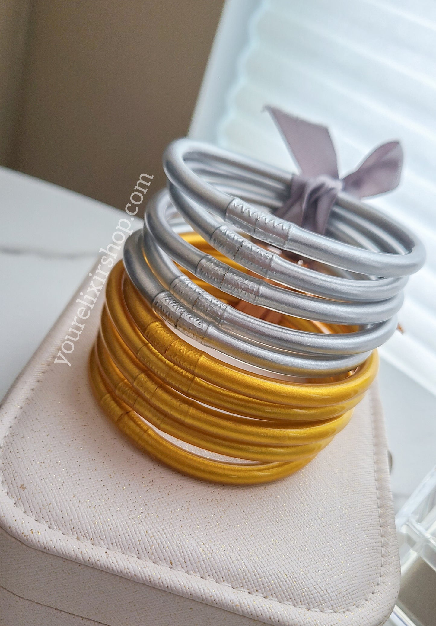 Matte Jelly Bangle Bracelets