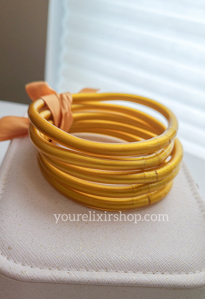 Matte Jelly Bangle Bracelets