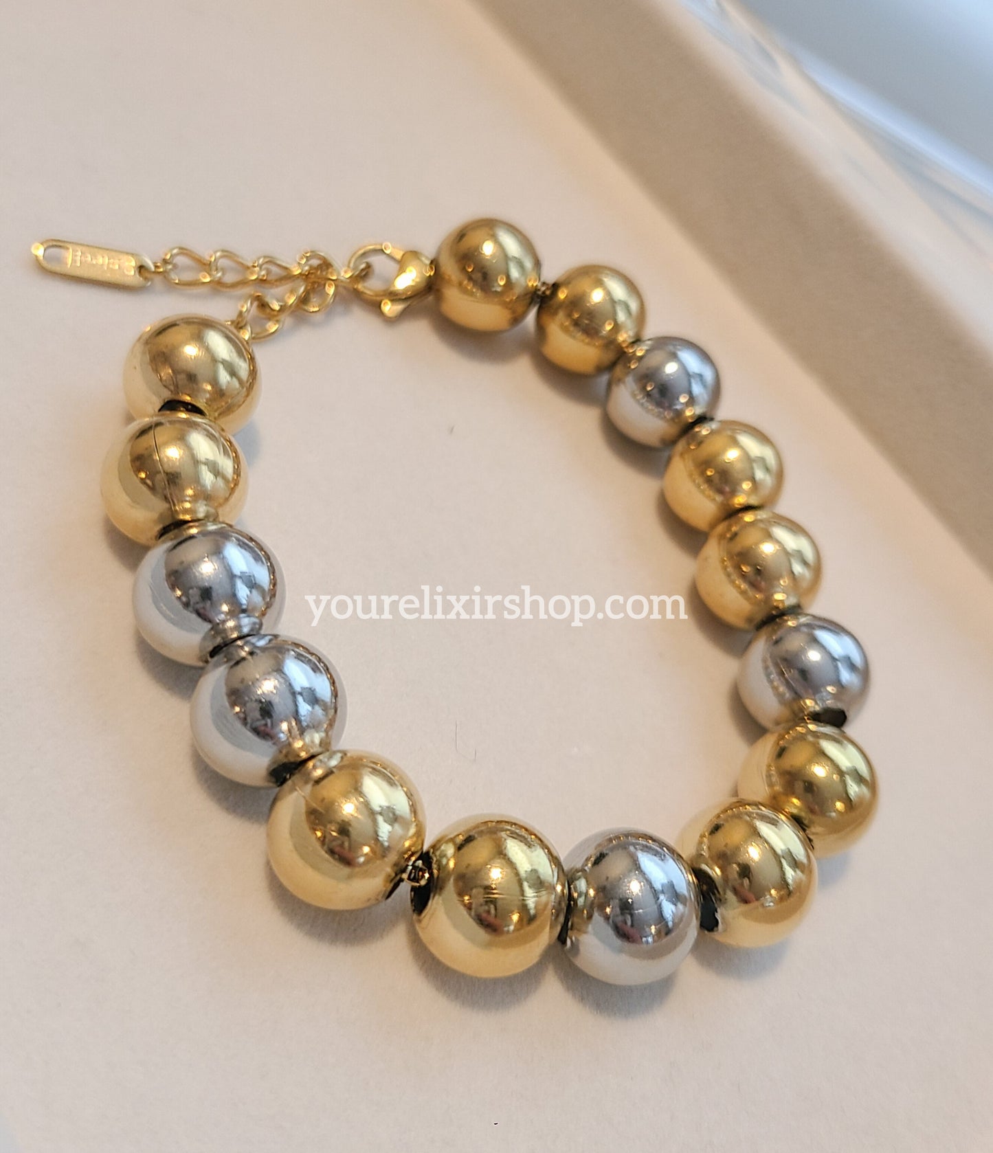 Juliette two tone bracelet