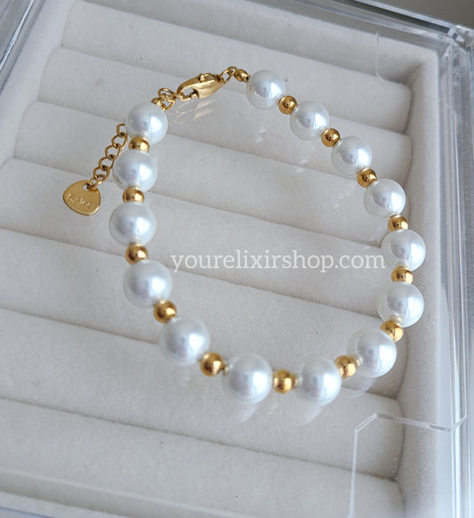 Seaside pearl bracelet