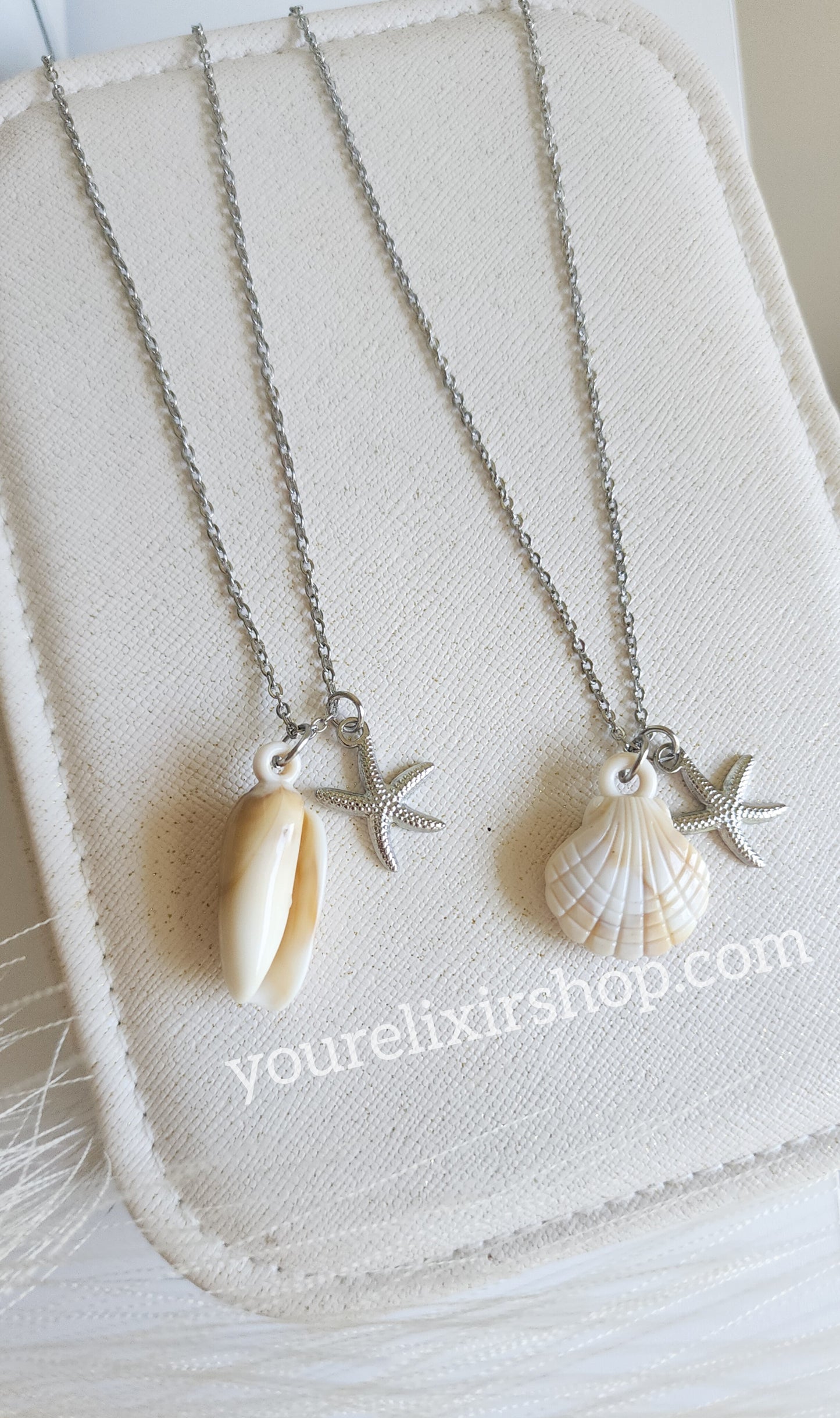 Silver Seashell Necklace