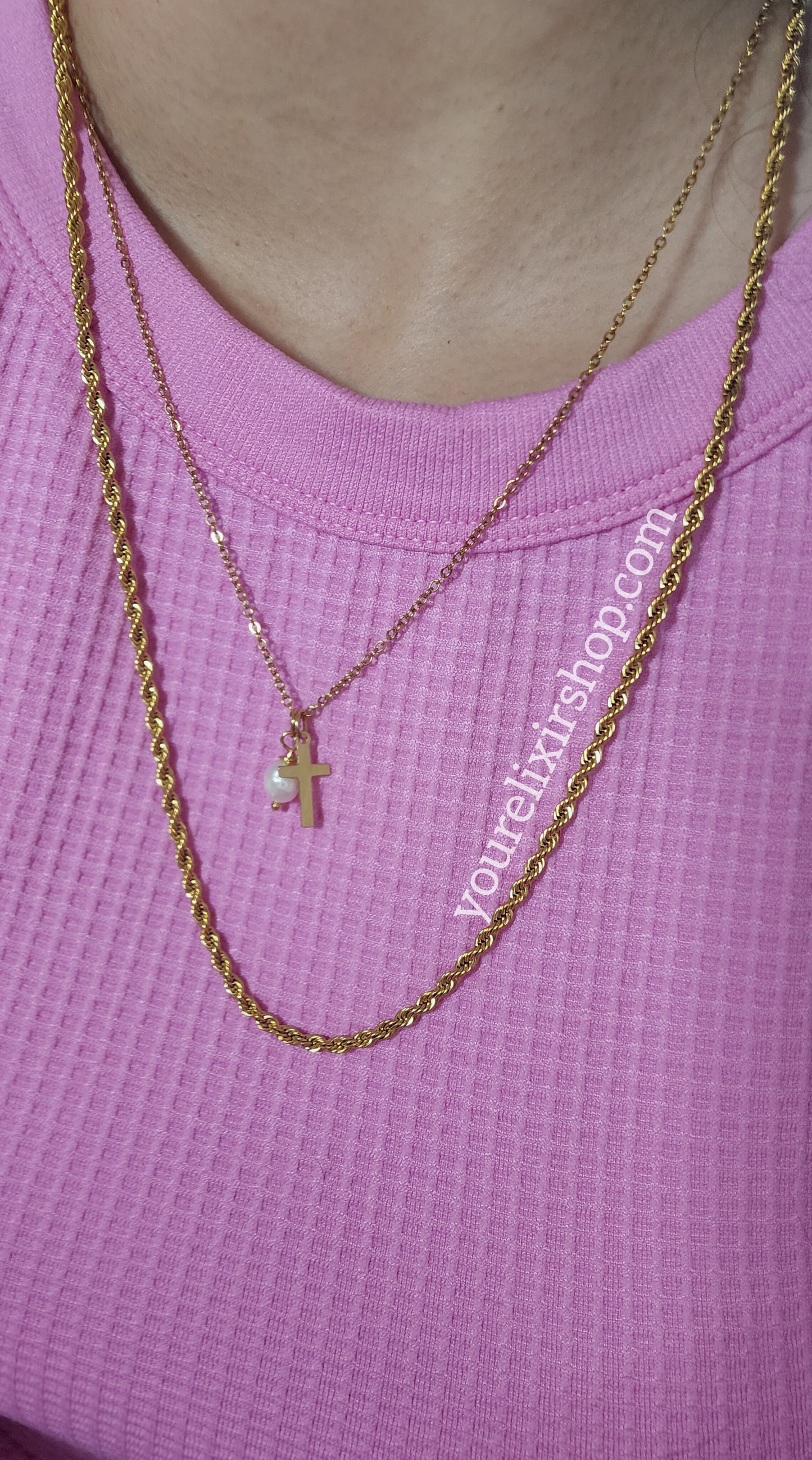 Unisex Anchor chain necklace