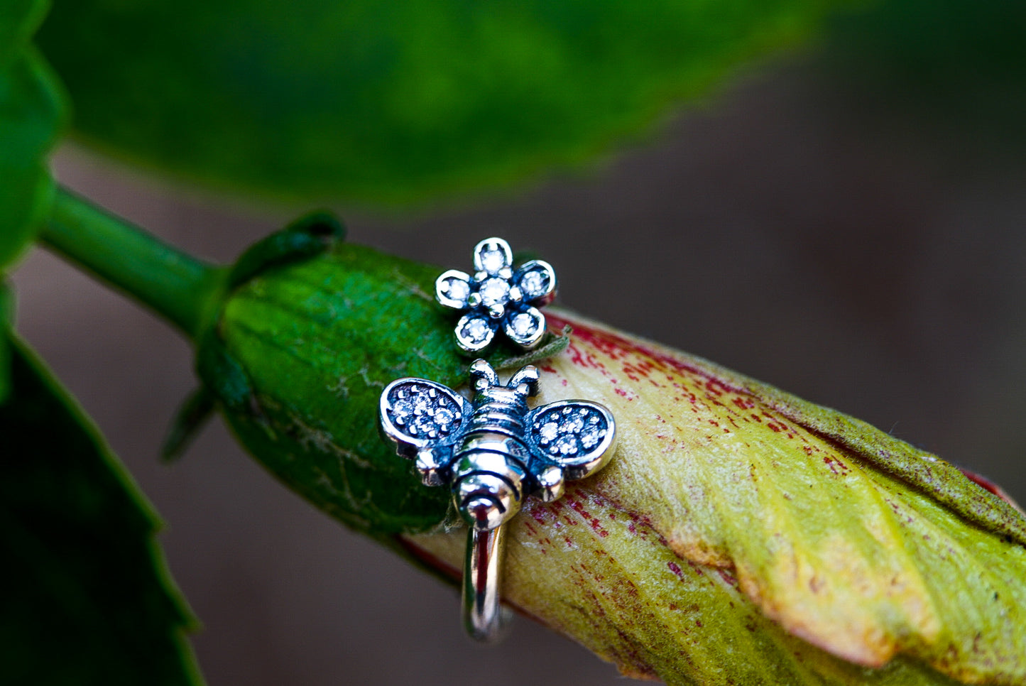 Sterling Silver Bee Ring