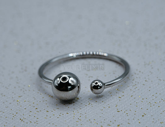 Sterling Silver Ball Ring