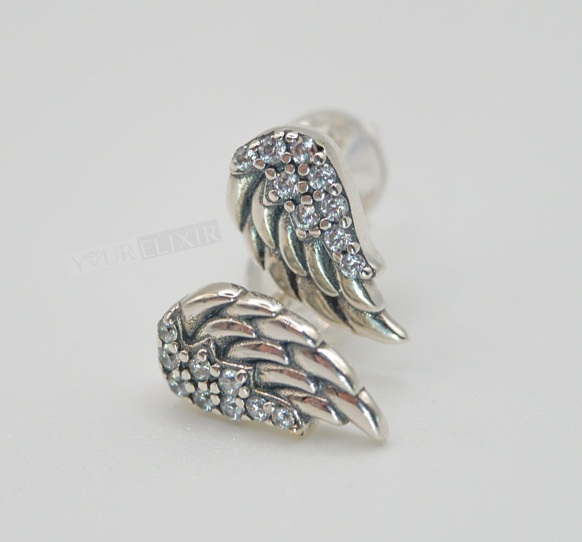 Sterling Silver Wings Earrings