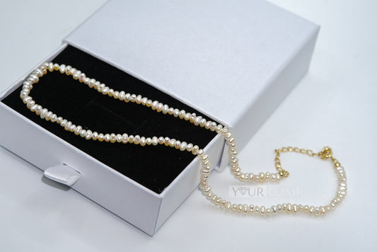 Sterling Silver pearl Necklace