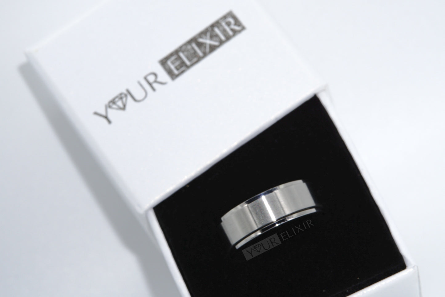 Stainless Steel Silver men Ring