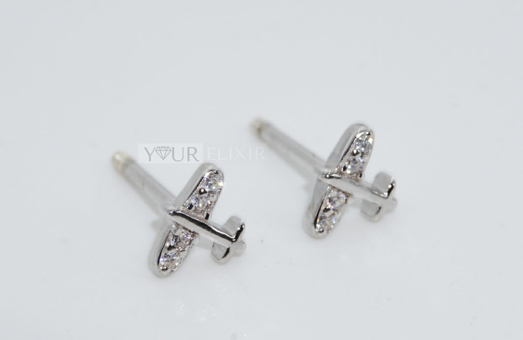 Sterling Silver First Class Earrings