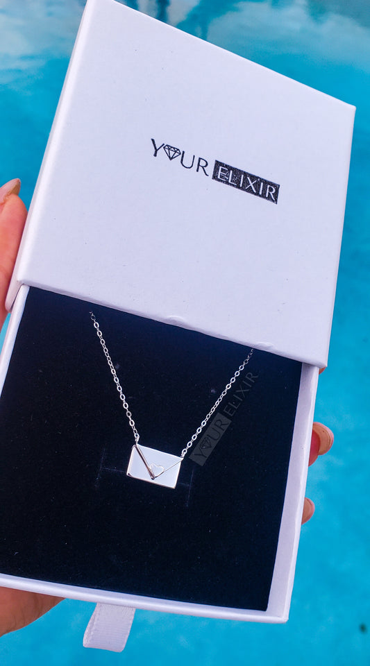 Sterling Silver Love Letter Necklace