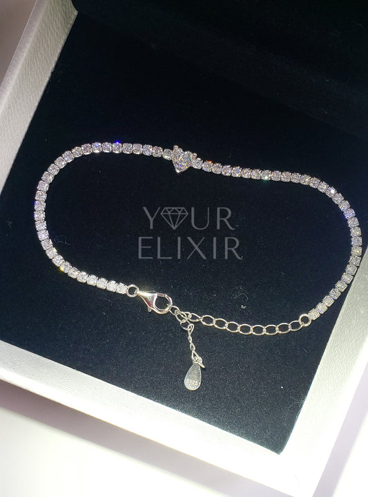 Pulsera Mi Corazón en Plata de Ley